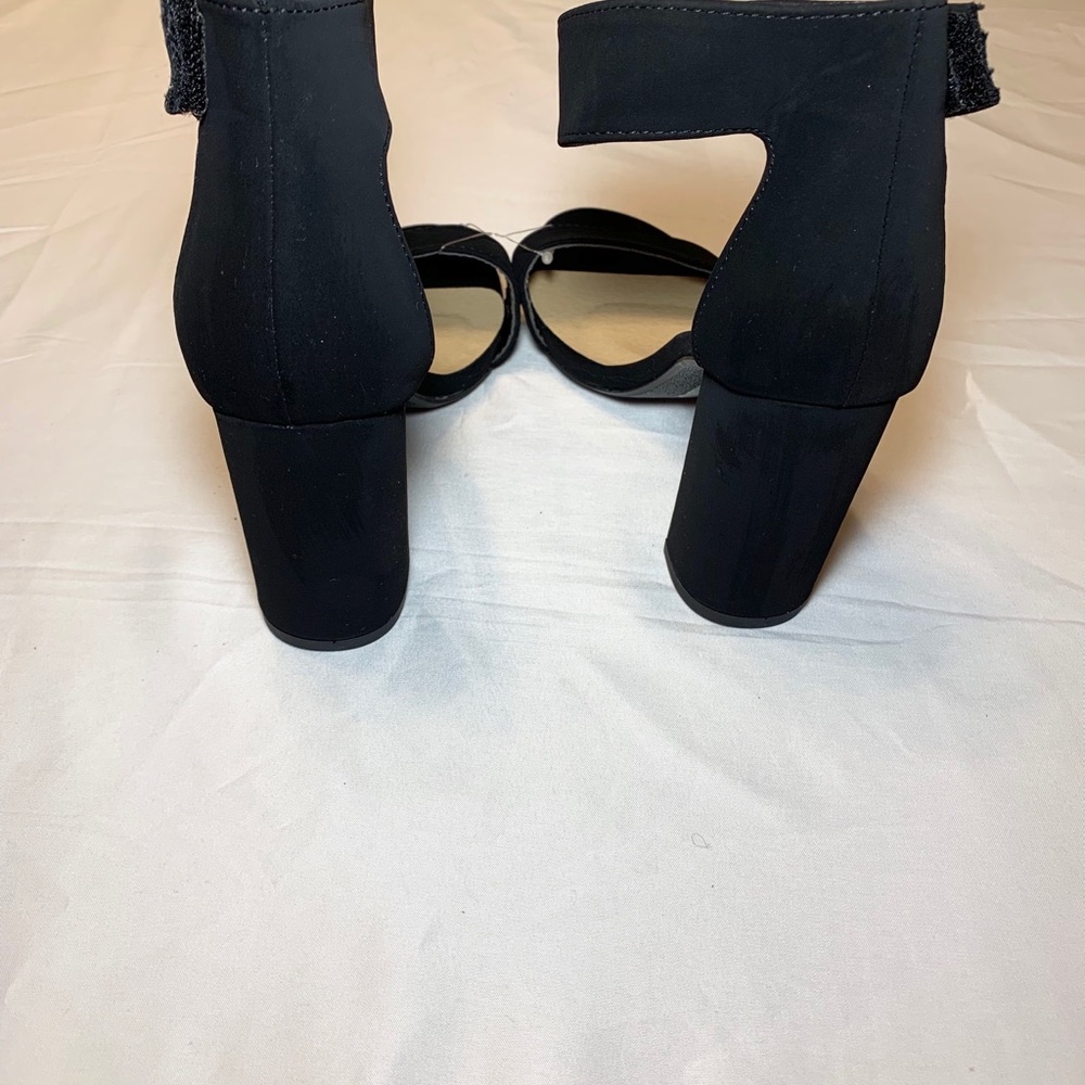 Black Suede Chunky Heel (New) - Picture 6 of 6